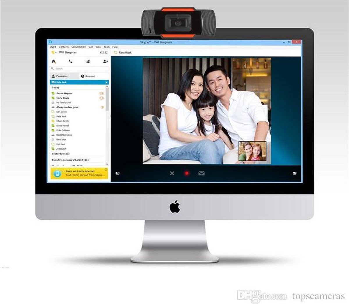 M.A.K. Web Camera Full HD 720P | Webcam + Microfoon thumbnail 4