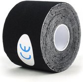 DW4Trading® Kinesiotape kinesiology sporttape rol 5 cm x 5 m zwart