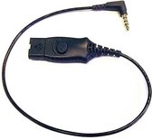 Plantronics MO300 Telefoonheadset kabel Zwart