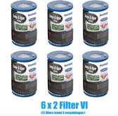 Spa Filter Cartridge (VI) - filterpatroon VI - Lay Z Spa  - Filter - Opblaas spa - 2x6 12stuks