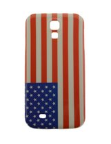 Galaxy S4 Hoesje Amerikaanse Vlag - Telefoonhoesje - Hardcase - Jongen - Man