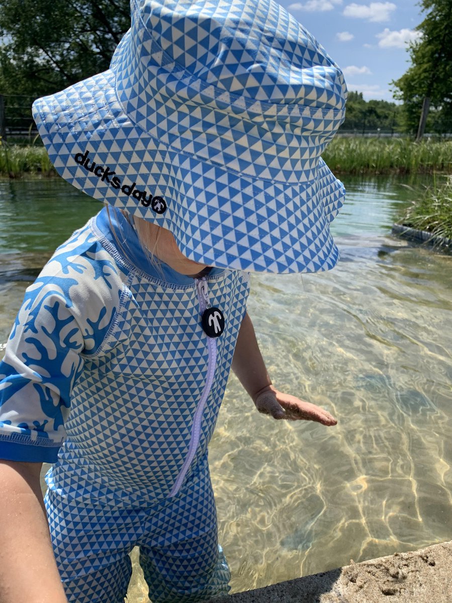 Ducksday - UV Zonnehoedje voor kinderen - UV - werend - UPF 50+ - unisex - Ace - 2 jaar — afbeelding 5