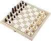 Afbeelding van het spelletje WiseGoods - Schaakbord Set 3 in 1 Opvouwbaar - Schaken - Dammen en Backgammon Cassette met Sluiting - Bordspel - 24 x 24cm