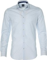 Nils Overhemd - Slim Fit - Blauw - M