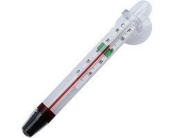 WiseGoods Aquarium Thermometer - Analoge Watertemperatuurmeter met Zuignap - Thermometer Glas 0-40 Graden Celsius