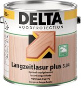 DELTA® Langzeitlasur Plus | 8450 Palissander - 2.5L - Oplosmiddelhoudende lazuur met een dikke laag van hoge kwaliteit - Beschermt tegen alle weersomstandigheden -  Ademend zoals w