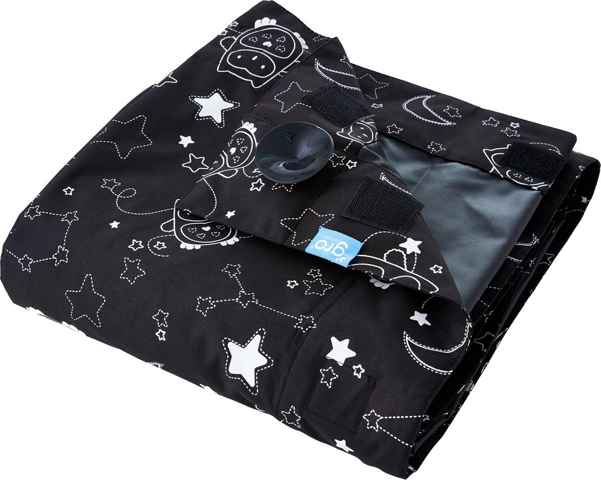 Tommee Tippee Sleeptime - draagbaar verduisteringsgordijn - met zuignappen - aanpasbaar en licht - groot -130 x 190cm
