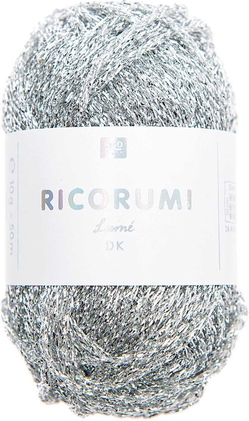 Rico design Ricorumi lame silber - zilver draad - 10 grams mini bolletje met looplengte van 50 meter