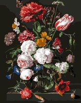 HQ Jan Davids De Heem bloemen in vaas – 50x30 - VIERKANT – HQ Diamond Painting voor volwassenen - volledig dekkend - Diamant Schilderen