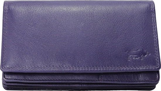 Arrigo RFID Harmonica Wrap Wallet Ladies Wrap Wallet Dark Purple