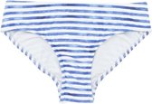 Seafolly Tropical Vibes L/S Surf Set - Kinder Bikinibroekje Gestreept Wit/Blauw Maat 146