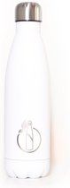 de BottleShop - Matte White - RVS Drinkfles - RVS Thermosfles - RVS Thermoskan - 500ml