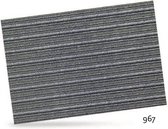 Outdoor deurmat Inuci, met "Eco" pvc vrije rugzijde, kleur "Grey Horizont", 100 cm x 60 cm.