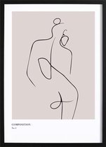 Composition No. 1 (29,7x42cm) - Wallified - Abstract - Poster - Print - Wall-Art - Woondecoratie - Kunst - Posters