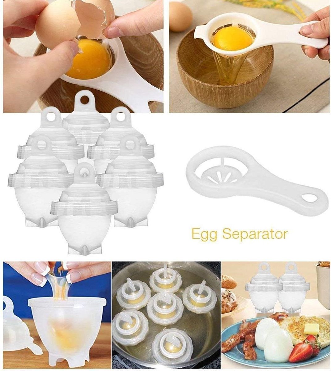 Pocher à œufs, cuiseur à œufs, chaudière à œufs en silicone