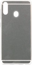 ADEL Siliconen Back Cover Softcase Hoesje Geschikt voor Samsung Galaxy A20e - Spiegel Zilver