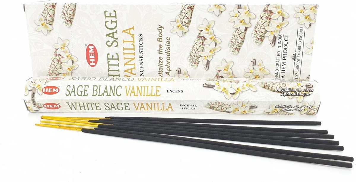 Hem Wierook White Sage Vanilla