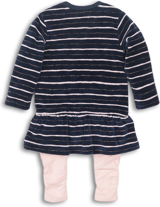 Dirkje - 2 pce Babysuit dress - Navy + pink - Vrouwen - Maat 68 van Dirkje — afbeelding 2