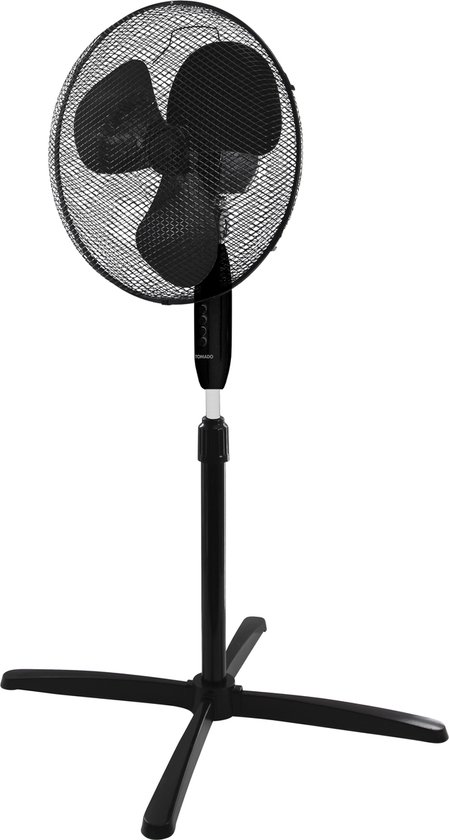 Statiefventilator BRASQ met remote 40cm zwart 1 Stuk