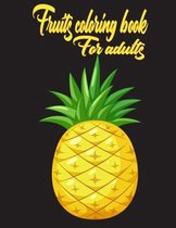 fruits coloring book for adult