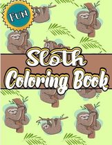 Sloth Coloring Book