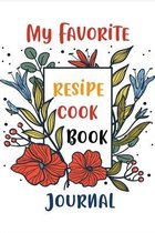 My Favorite Recipes cookbook journal
