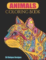 Animals Coloring Book 50 Unique designs