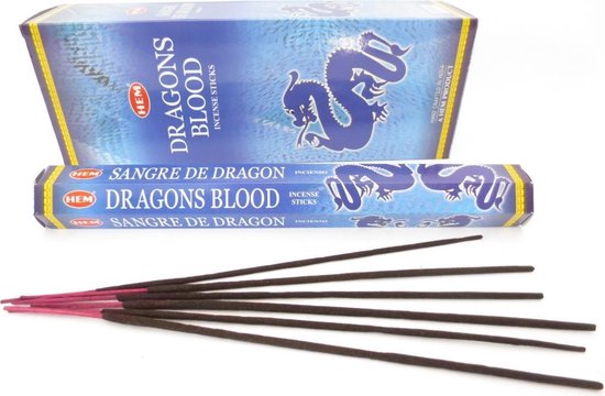 Hem Wierook Dragons Blood Blue - 1 los pakje á 20 stokjes