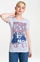 Femme Power shirt dames grijs - X-Small