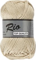 Lammy yarns Rio katoen garen - beige (017) - naald 3 a 3,5mm - 10 bollen