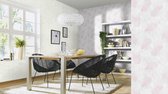 Trendy  Behang Inclusief Lijm - Behangpapier - Vliesbehang - Wit - 10.05M x 53CM