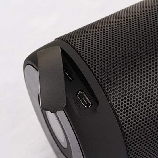 DrPhone T2 Pro - Draagbare Bluetooth Speaker - Bluetooth 5.0 - HD Gesprekken - IP5 Waterdicht - Zaklamp - 10 uur capaciteit - Eclipse Black van DrPhone — afbeelding 3
