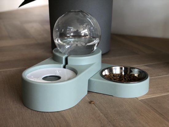 Drinkbak en Voerbak Luxe Design! - Water Dispenser - voor Kat kleine... | bol.com