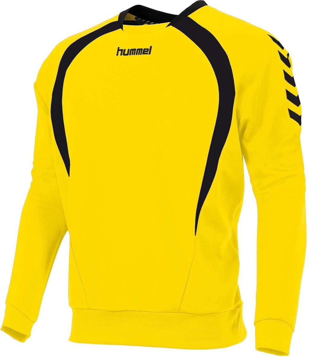 | hummel Team Top Round Neck Sporttrui Kinderen hummel valencia top round neck zwart geel