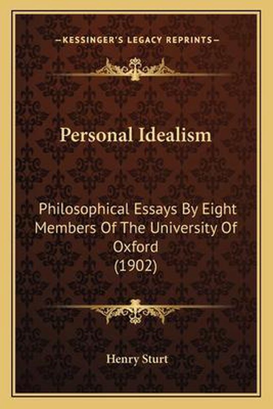Personal Idealism - cover
