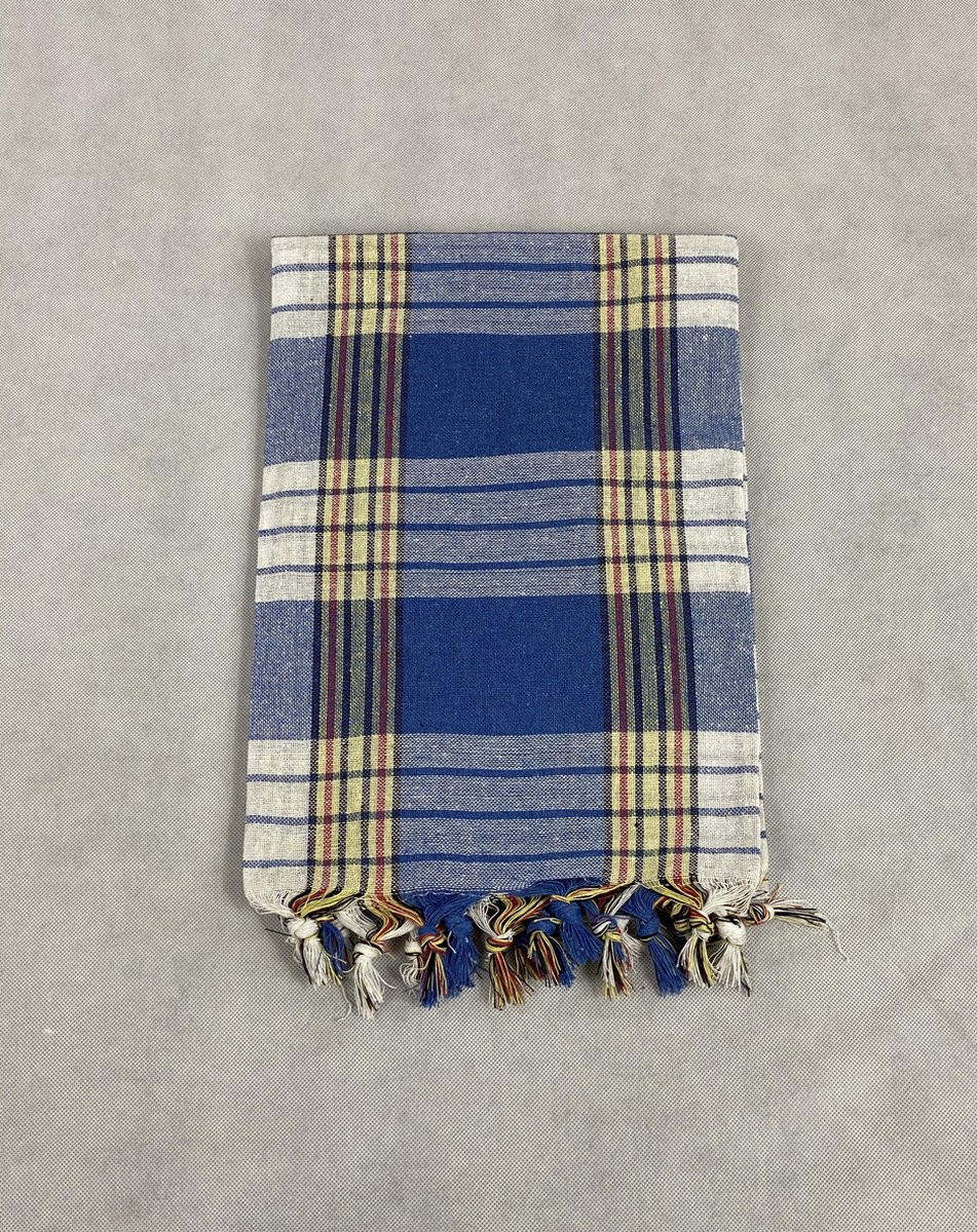 Romana Products Classic Hamamdoek - Baddoek - Strandlaken - Saunalaken - 80 x 175 cm - Blauw