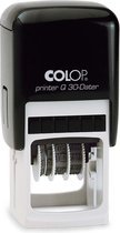 Colop Printer Q30/D Rood - Stempels - Datum stempel Nederlands - Stempel afbeelding en tekst