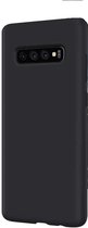 Samsung  Galaxy S10 Plus Silicone zwart hoesje