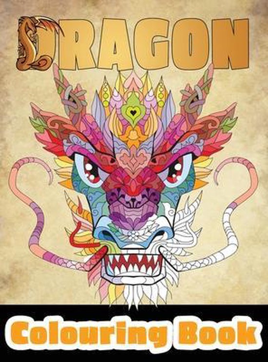 Bol Com Dragon Colouring Book 9781989842201 Boeken