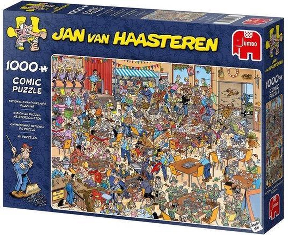 Jan van Haasteren - NK legpuzzelen + cruiseschip - 1000 stukjes | bol.com