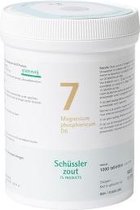 Schussler zout pfluger nr 7 Magnesium Phosphoricum D6 1000 Tabletten Glutenvrij