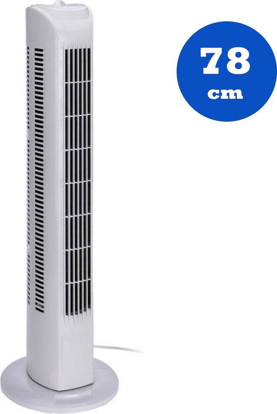 Kort leven roterend Vlucht Torenventilator wit - 45 watt - 78cm - Toren ventilator - Verkoeling op  kantoor of in... | bol.com