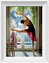 Artstudioclub®  Schilderen op nummer volwassenen 40x50 cm Ballerina