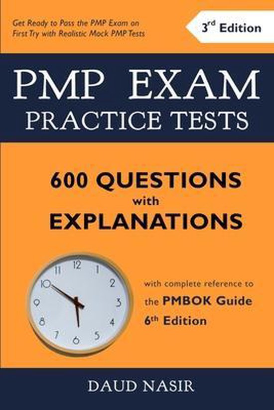PMP Exam Practice Tests - 600 Questions with Explanations - cover
