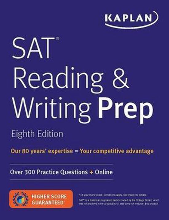 SAT Reading & Writing Prep 9781506236827 Kaplan Test Prep Boeken