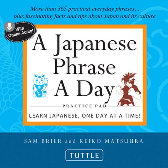 Japanese Phrase A Day Practice Pad - cover