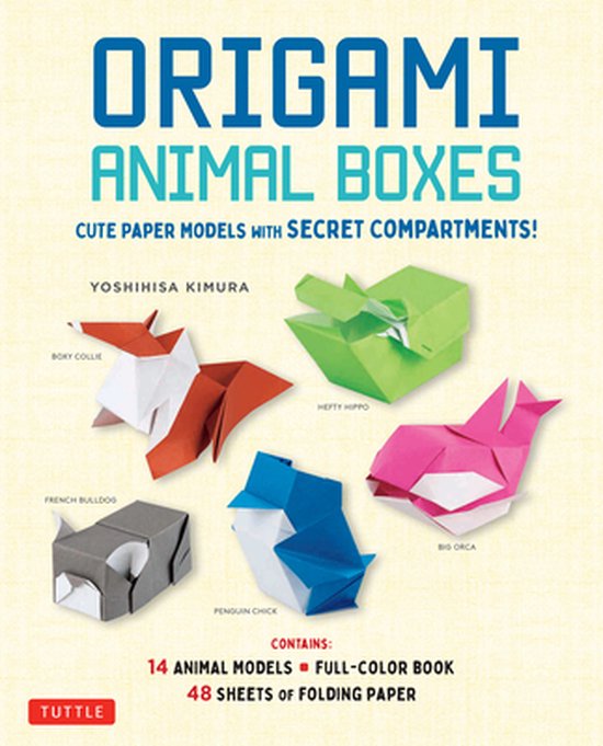 Origami Animal Boxes Kit - cover