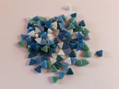 Mini triangel mix Blauw Groen 250 gram