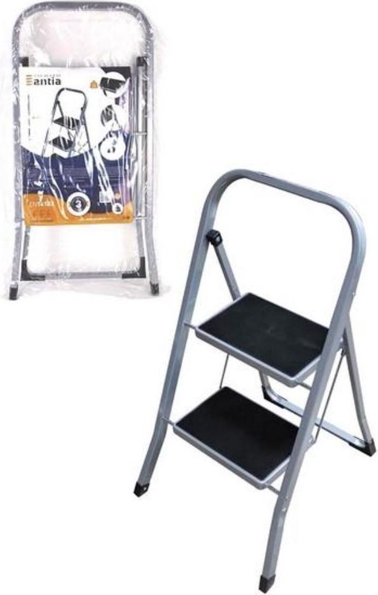 Opvouwbare ladder met 2 tredes (30 x 20 cm)