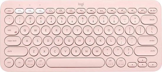Logitech K380 - clavier minimaliste sans fil - rose